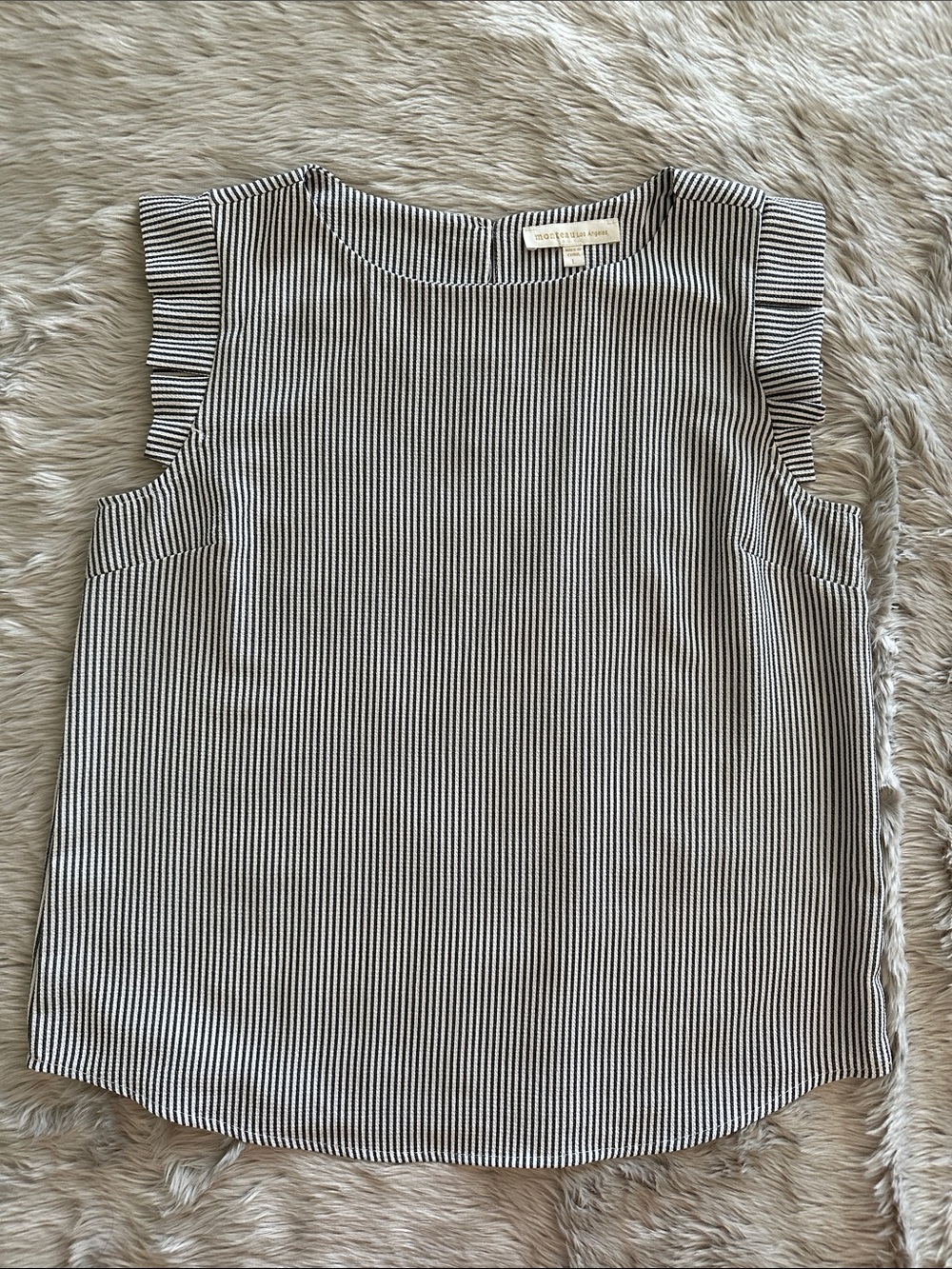 Monteau Los Angeles Striped Blouse